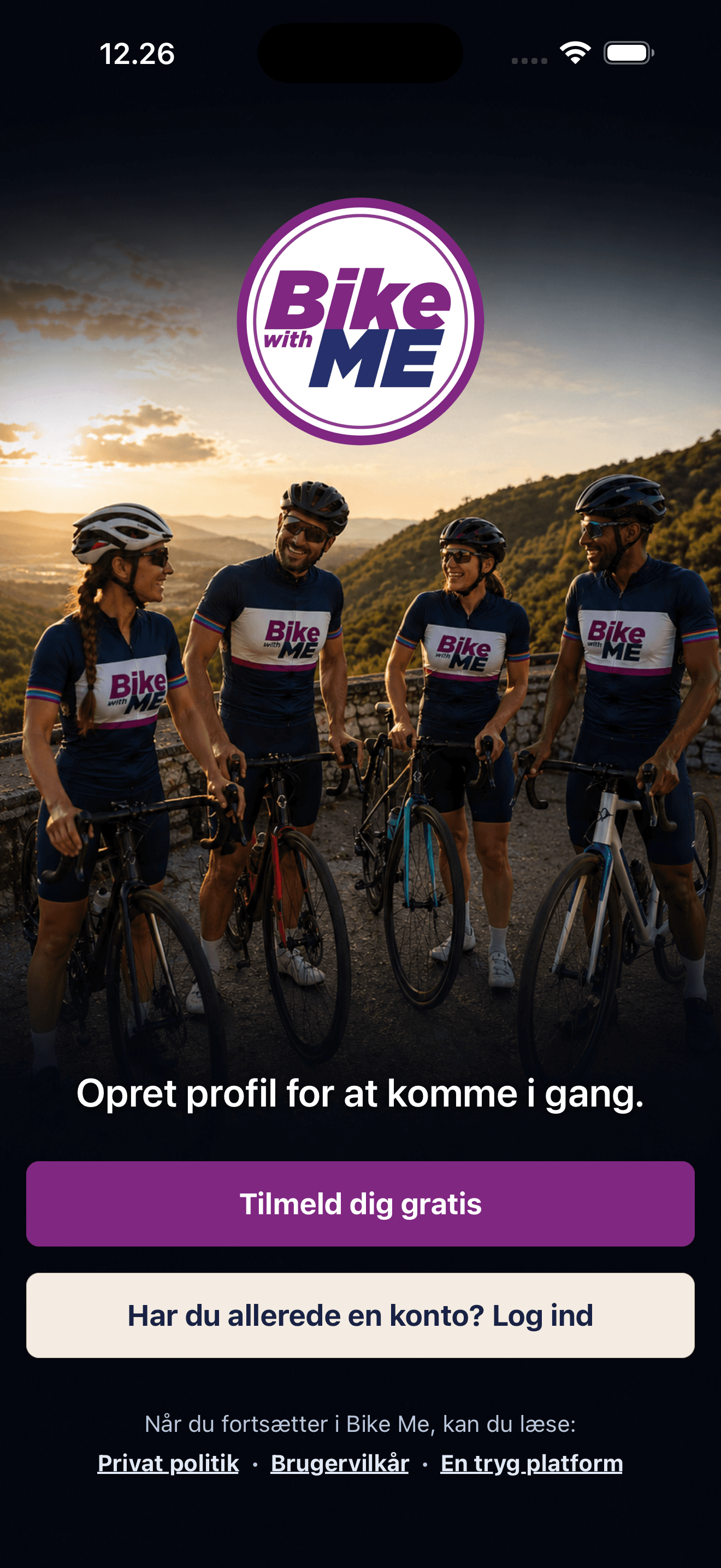 Join the community: Create a profile and start building your cycling network.